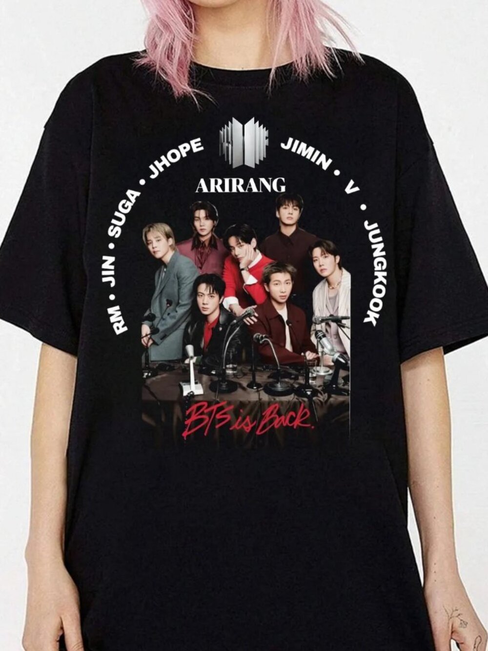BTS Arirang World Tour Shirt, Bangtan 2026 Concert Unisex T Shirt